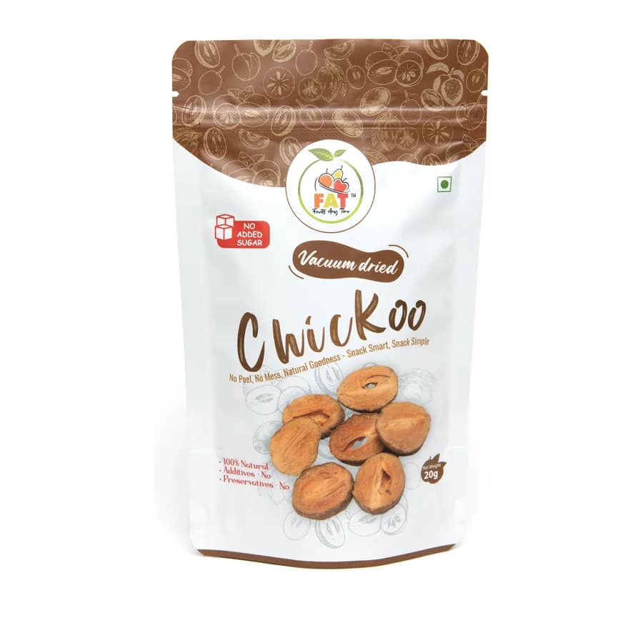 Chickoo — Vacuum dried sapota slices